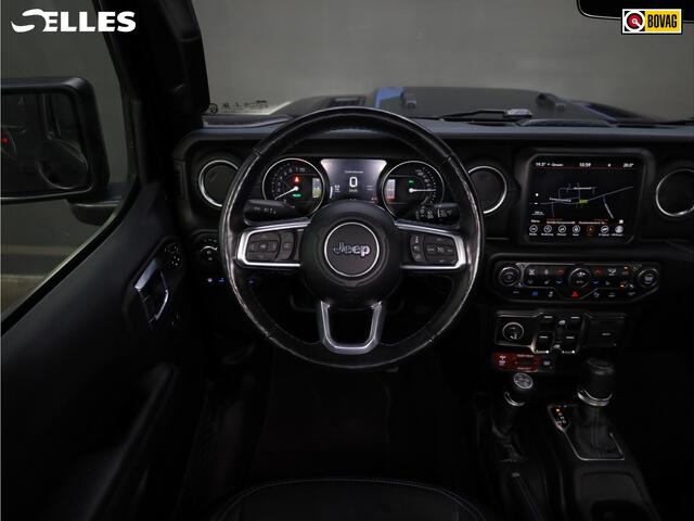 Jeep WRANGLER Unlimited 4xe 380 Rubicon | 4X4 | Plug-in Hybride | Airco | Stoelverwarming | Stuurwiel verwarming | Lederen bekleding | Afneembaar Dak | Off road | Cruise control |