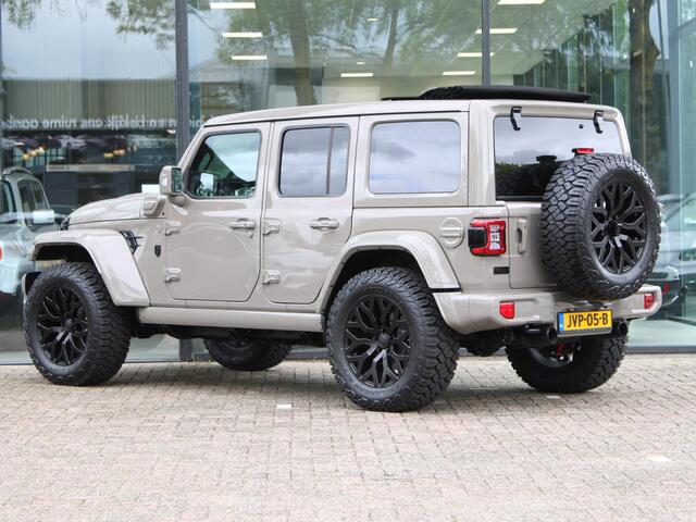 Jeep WRANGLER Unlimited 4xe 380 Brute Custom Conversion Skyview | Alcantara / Treeplanken / 20inch / Full Option