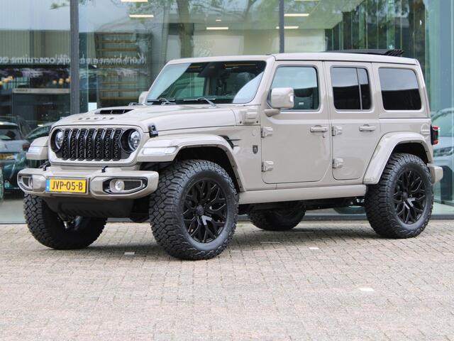 Jeep WRANGLER Unlimited 4xe 380 Brute Custom Conversion Skyview | Alcantara / Treeplanken / 20inch / Full Option