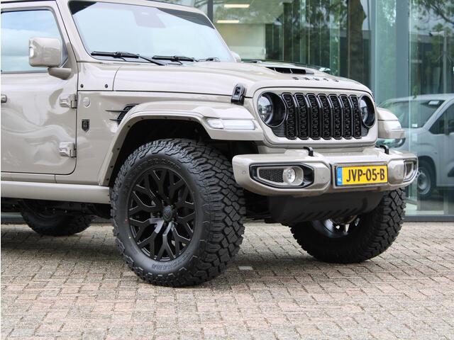 Jeep WRANGLER Unlimited 4xe 380 Brute Custom Conversion Skyview | Alcantara / Treeplanken / 20inch / Full Option