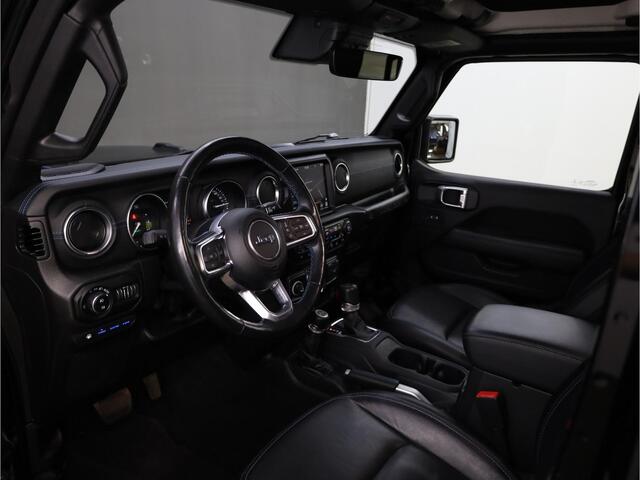 Jeep WRANGLER Unlimited 4xe 380 Rubicon | 4X4 | Plug-in Hybride | Airco | Stoelverwarming | Stuurwiel verwarming | Lederen bekleding | Afneembaar Dak | Off road | Cruise control |