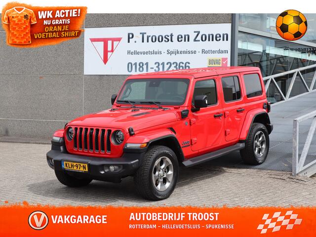 Jeep WRANGLER Unlimited 4xe 380 Sahara Camera voor+achter/Apple carplay/Stoelverwarming/Stuurverwarming/Lederen bekleding/Adaptieve Cruise control/Climate control/Keyless/Navigatie