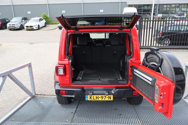Jeep WRANGLER Unlimited 4xe 380 Sahara Camera voor+achter/Apple carplay/Stoelverwarming/Stuurverwarming/Lederen bekleding/Adaptieve Cruise control/Climate control/Keyless/Navigatie