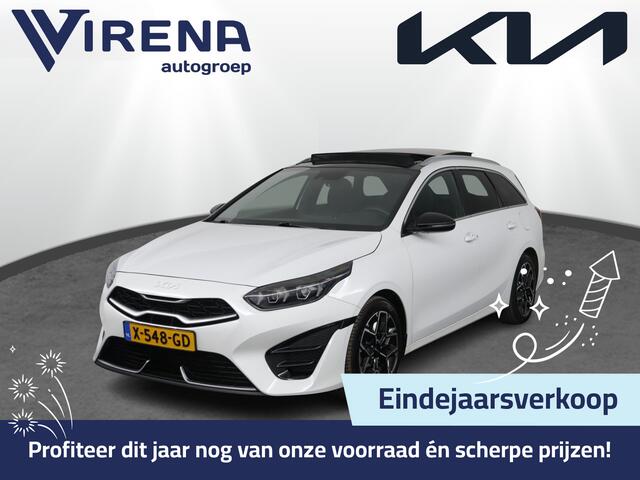 KIA CEE D Ceed Sportswagon 1.5 T-GDi GT-Line Automaat - Sportstoelen - Panorama dak - elektrische Achterklep - Adaptive Cruise control - Navigatie - Fabrieksgarantie tot 11-2030 of 150.000 km