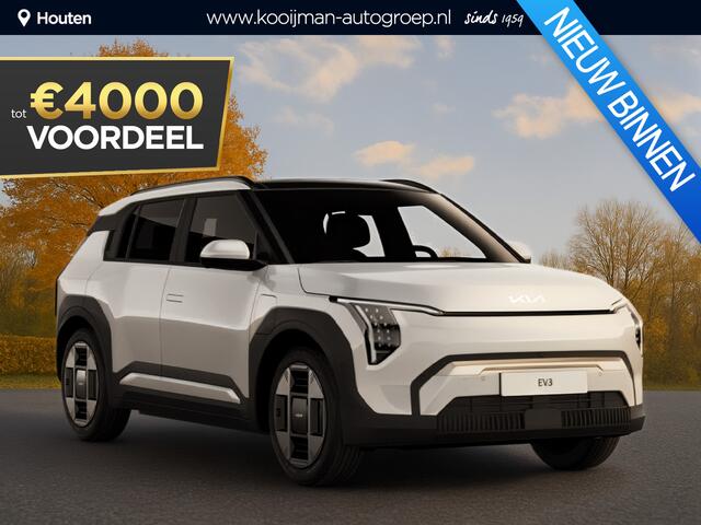 KIA EV3 Air 58.3 kWh ¤32.995,- RIJKLAAR! Nu ¤4.000,- voordeel! Nu extra scherp geprijsd!