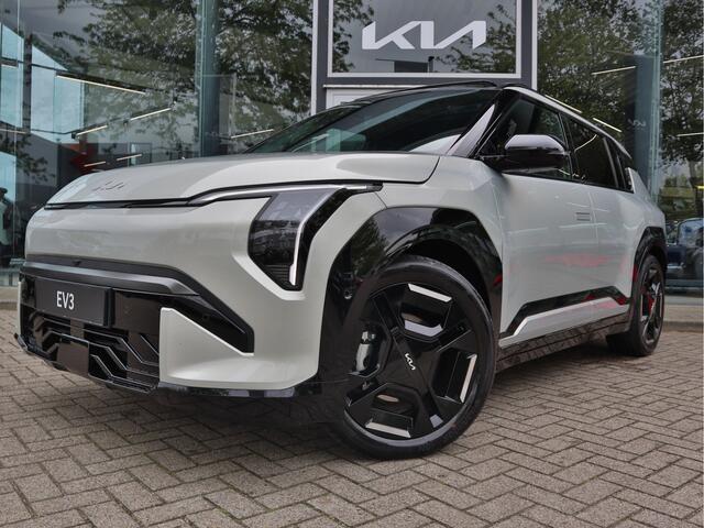 KIA EV3 GT-PlusLine 81.4 kWh | Memory | Leder | Navigatie | Elektrisch glazen schuif-/kantel dak | Tot 10Jr. Kia-Garantie |