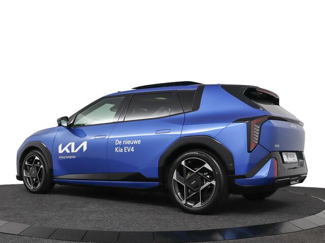 KIA EV4 Hatchback GT-PlusLine 81.4 kWh - DEMO - Head-up Display - 360 Camera - Stoelverwarming/ventilatie - Glazen Schuif-/kanteldak - Elektrisch verstelbare voorstoelen - Dodehoekcamera - Fabrieksgarantie tot 10-2032 - Direct leverbaar!