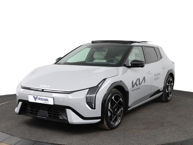 KIA EV4 GT-PlusLine 81.4 kWh - Head-up Display - 360 Camera - Stoelverwarming/ventilatie - Glazen Schuif-/kanteldak - Elektrisch verstelbare voorstoelen - Dodehoekcamera - Fabrieksgarantie tot 10-2032 - Direct leverbaar!