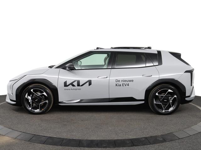 KIA EV4 GT-PlusLine 81.4 kWh - Head-up Display - 360 Camera - Stoelverwarming/ventilatie - Glazen Schuif-/kanteldak - Elektrisch verstelbare voorstoelen - Dodehoekcamera - Fabrieksgarantie tot 10-2032 - Direct leverbaar!