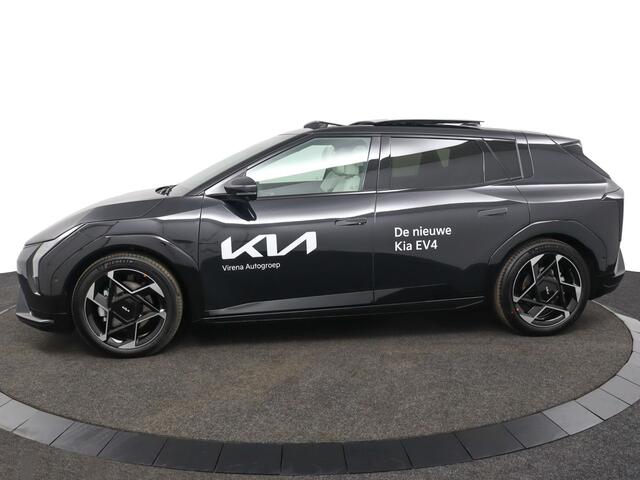 KIA EV4 GT-PlusLine 81.4 kWh Stoel/Stuur verwarming - Stoel ventilatie - Matrix koplampen - Geheugen bestuurdersstoel - Head-up display - 360 graden camera - Adaptive cruise control - Fabrieksgarantie t/m 03-10-2032