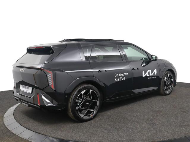 KIA EV4 GT-PlusLine 81.4 kWh DEMO - Stoel/Stuur verwarming - Stoel ventilatie - Matrix koplampen - Geheugen bestuurdersstoel - Head-up display - 360 graden camera - Adaptive cruise control - Fabrieksgarantie t/m 03-10-2032