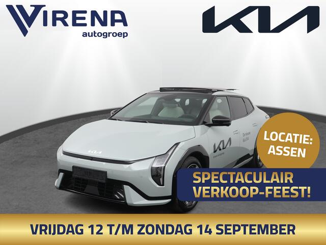 KIA EV4 Fastback GT-PlusLine 81.4 kWh - Head up Display - Elektrische stoelbediening - Kantel/Schuifdak - 360 graden camera - Fabrieksgarantie tot 09-2032 / 150.000 km