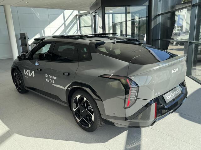 KIA EV4 Fastback GT-PlusLine 81.4 kWh DEMO | Schuif/kanteldak | 360 Camera | Head-up display | Stoelventilatie