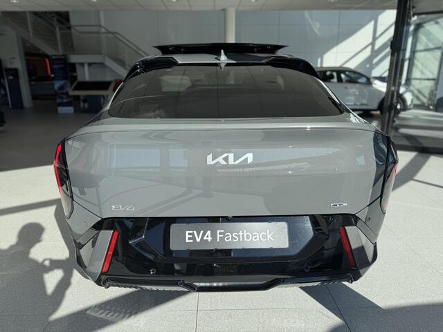 KIA EV4 Fastback GT-PlusLine 81.4 kWh DEMO | Schuif/kanteldak | 360 Camera | Head-up display | Stoelventilatie