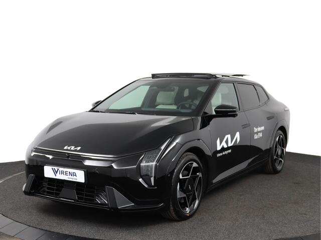 KIA EV4 Fastback GT-PlusLine 81.4 kWh Prijs incl. Inruilpremie - Stoelverwarming/ventilatie - Glazen Schuif-/kanteldak - Elektrisch verstelbare voorstoelen - Dodehoekcamera - Head-up display - Fabrieksgarantie tot 09-2032