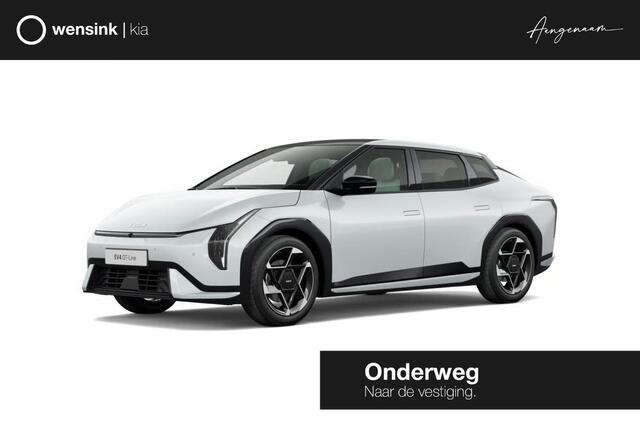 KIA EV4 Fastback GT-Line Business Edition 81.4 kWh | Stoel- en stuurwielverwarming | Adaptieve Cruisecontrol | Privacy glass | Achteruitrijcamera | Elektrisch verstelbare voorstoelen |