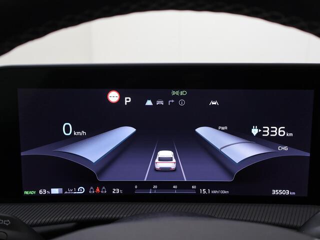 KIA EV6 GT-Line 77.4 kWh | SoH 100% | Panorama dak | Digitale cockpit | Automaat | Multifunctioneel stuurwiel | Cruise control | Laneassist | Flippers | Spraakbediening | Drivemode | Bluetooth | Navigatie | Apple Carplay - Androidauto | Dab+ | Kinderslot | Automa