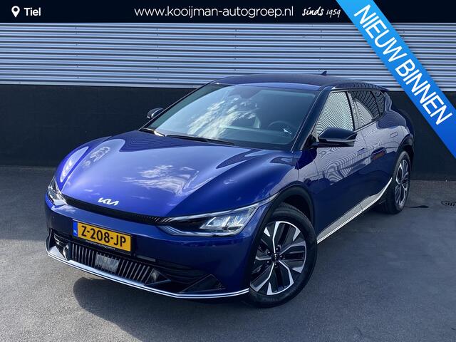 KIA EV6 Plus 77.4 kWh Trekhaak 13-polig, stoel ventilatie, stuur- & stoelverwarming, achterbank verwarmd, parkeersensoren, adaptieve cruise control, navigatie Apple CarPlay/Android Auto
