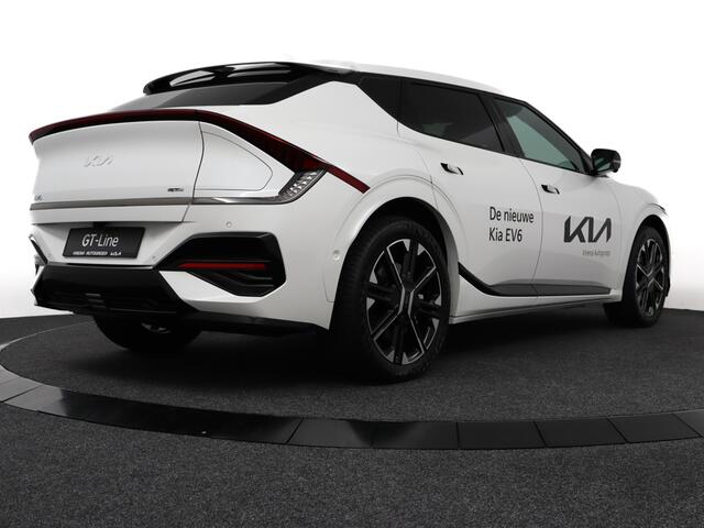 KIA EV6 GT-Line 84 kWh - *DEMO* - Direct leverbaar - Facelift - LED - Stoel-/stuurverwarming - Panorama dak - Fabrieksgarantie tot 09-2031