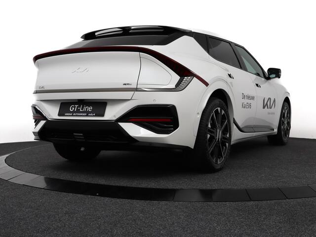 KIA EV6 GT-Line 84 kWh - *DEMO* - Direct leverbaar - Facelift - LED - Stoel-/stuurverwarming - Panorama dak - Fabrieksgarantie tot 09-2031