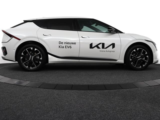 KIA EV6 GT-Line 84 kWh - *DEMO* - Direct leverbaar - Facelift - LED - Stoel-/stuurverwarming - Panorama dak - Fabrieksgarantie tot 09-2031