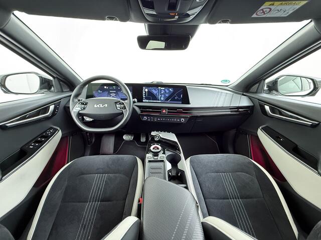KIA EV6 GT-Line 77.4kWh SOH 100% Warmtepomp V2L Panorama-schuifdak Meridian-Audio Head-Up Stoel-Massage+Ventilatie Elek.Stoelen+Memory 360°Camera Adap.Cruise Apple Carplay Android Auto Navi Ecc Stuur+Stoelverwarming Matrix Led Pdc DAB Elek.Achterklep Lmv Lane Ass