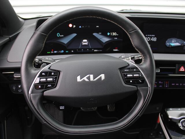KIA EV6 GT-Line 77.4 kWh | BTW auto | Stuur-/stoelverwarming + ventilatie | Schuifdak | 360 Camera | HUD | Elek. stoelverstelling | 19" LM | LED | Warmtepomp |