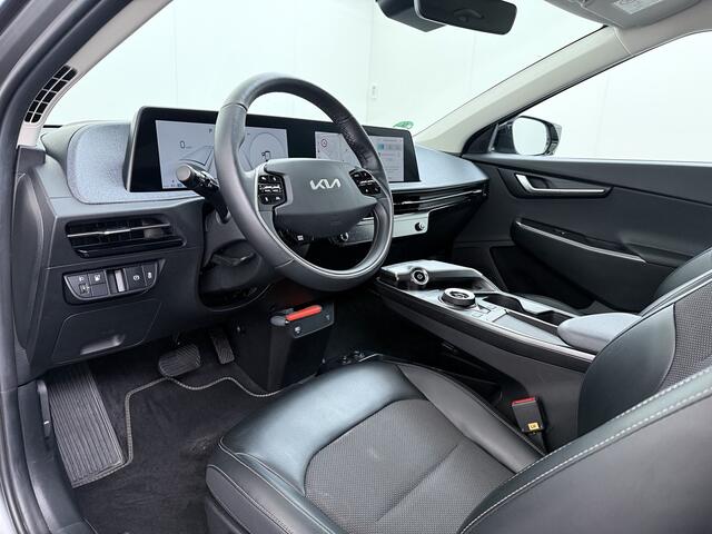 KIA EV6 Air 58kWh SOH 100% Adap.Cruise Navi Ecc Camera Stoel+Stuurverwarming Apple Carplay Android Auto Pdc Dodehoekdetectie File assistent Lmv 19" Privacy Glas Led DAB Bluetooth 1e Eigenaar Dealeronderhouden Origineel Nederlandse Kia