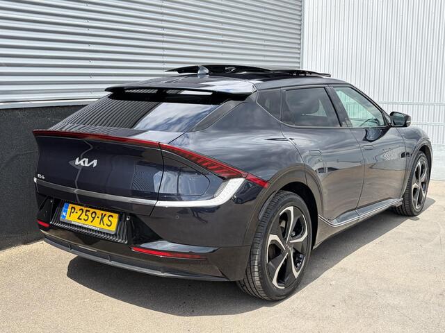 KIA EV6 Plus Advanced 77.4 kWh Schuif/kanteldak, Nieuw geleverd en dealeronderhouden, Stoelkoeling- & verwarming, Achteruitrijcamera, Lederen bekleding, BTW-auto