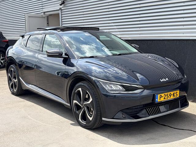 KIA EV6 Plus Advanced 77.4 kWh Schuif/kanteldak, Nieuw geleverd en dealeronderhouden, Stoelkoeling- & verwarming, Achteruitrijcamera, Lederen bekleding, BTW-auto