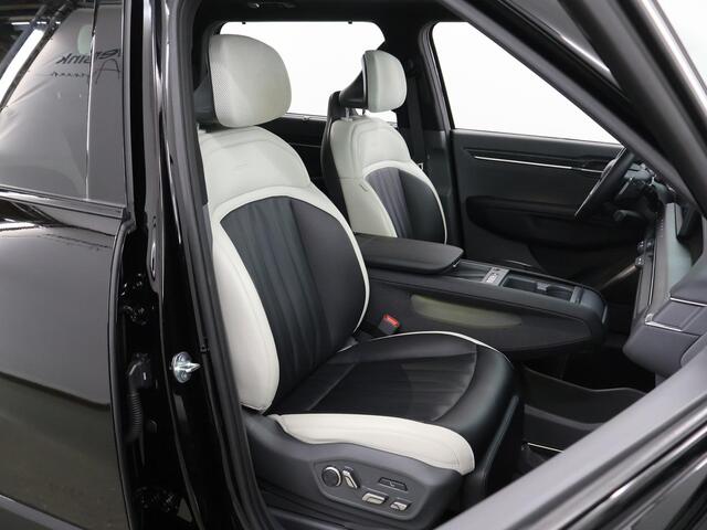 KIA EV9 GT-Line AWD 99.8 kWh | 7 Persoons | 360 Camera | Stoel Massage | Stoelverwarming Stoelverkoeling Voor + Achter | Dubbel Panoramadak | Meridian audio |