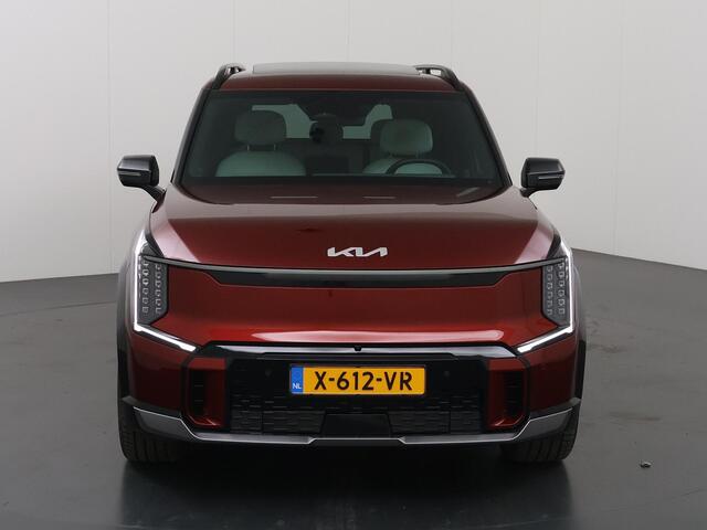 KIA EV9 GT-Line AWD 99.8 kWh | Trekhaak | 7 Persoons | 360 Camera | Stoel Massage | Stoelverwarming Stoelverkoeling Voor + Achter | Dubbel Panoramadak | Meridian audio |