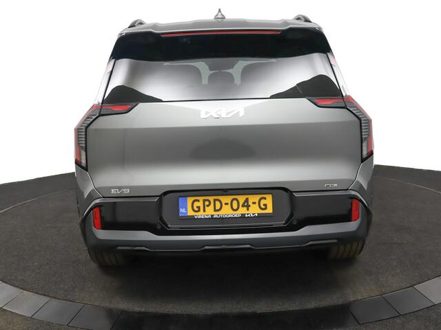 KIA EV9 GT-Line AWD 99.8 kWh - SOH 98,9 % Apple Carplay/Android Auto - Cruise Control - Dodehoekdetectie - Elektrische Glazen Schuif-/Kanteldak - Navigatie - Stoel/Stuur Verwarming - Fabrieksgarantie tot 10-2031