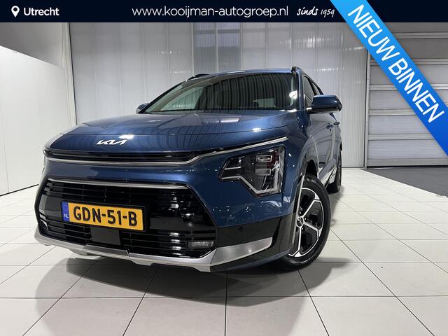 KIA Niro 1.6 GDi Hybrid DynamicPlusLine Trekhaak, schuif-/kanteldak, Apple Carplay/Android Auto, stoel en stuur verwarming.