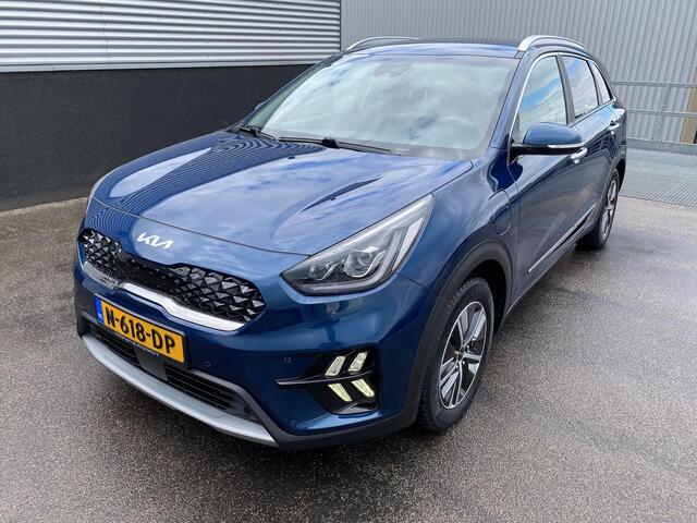 KIA Niro 1.6 GDi PHEV DynamicPlusLine Trekhaak, Dodehoek detectie, Lederen bekleding, 1e eign. Dealeronderhouden, All-season banden, Parkeersensoren v&a, Stoel- & stuurverwarming, achteruitrij camera, adaptieve cruise control, keyless,