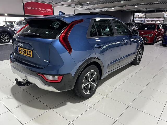 KIA Niro 1.6 GDi Hybrid DynamicLine incl.trekhaak, 1.300 kilo trekgewicht, Apple Carplay/Android Auto, Navigatie, Camera.