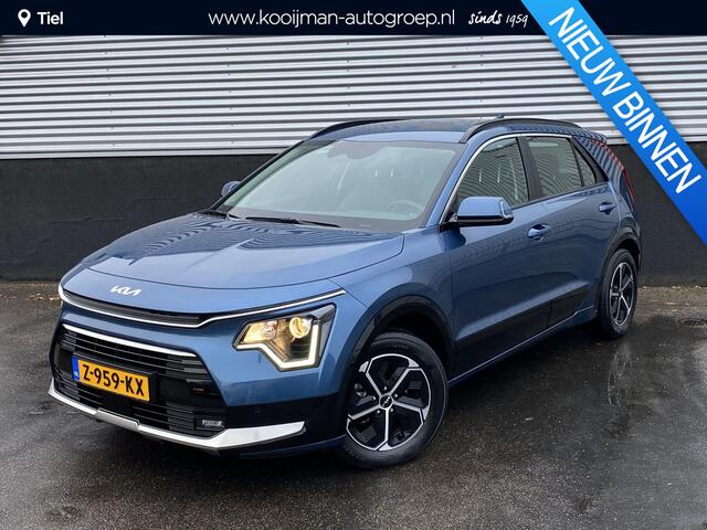 KIA Niro 1.6 GDi Hybrid DynamicLine Trekhaak 13-polig, adaptieve cruise control, achteruitrij camera, parkeersensoren v&a, navigatie Apple CarPlay/Android Auto, keyless