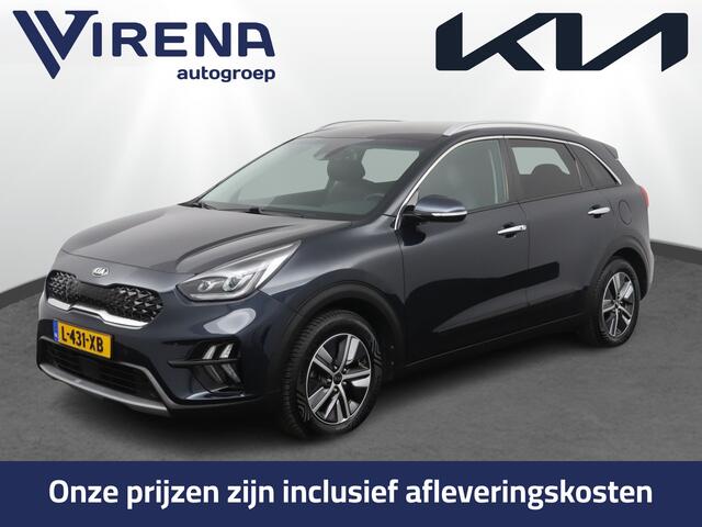 KIA Niro 1.6 GDi Hybrid DynamicPlusLine - Adaptive Cruise - Stoel/Stuurverwarming - Navigatie - Trekhaak- DAB- Apple Carplay/Android Auto - Leder bekleding Fabrieksgarantie 20-08-2027