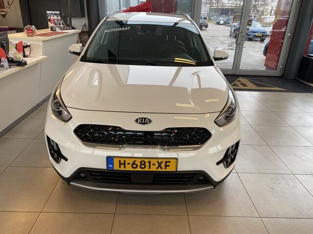 KIA Niro 1.6 GDi Hybrid DynamicLine ,Automaat,Navigatie,Achteruitrijcamera,Climate& Adaptive Cruisecontrol,Spraakbediening,Lane Assist,DAB,Halfleder/Stof,16 Inch Lmv