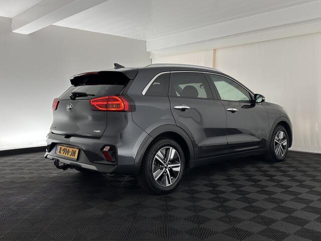 KIA Niro 1.6 GDi Hybrid Dynamic Plus Line (INCL-BTW) Aut. *LEATHER | FULL-LED | ADAPTIVE-CRUISE | BLINDSPOT | HEATED-COMFORTSEATS | CAMERA | KEYLESS | NAVI-FULLMAP | AMBIENTLIGHT | LANE-ASSIST | TOWBAR | 16''ALU*