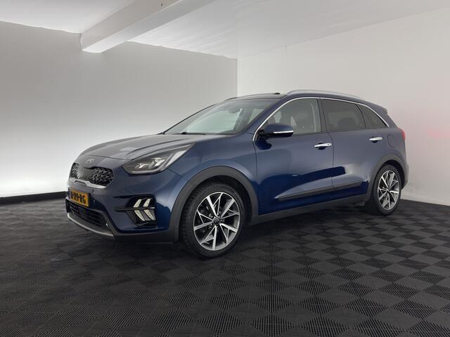 KIA Niro 1.6 GDi Hybrid ExecutiveLine (INCL.BTW) Aut. *PANO | LEATHER | FULL-LED | NAVI-FULLMAP | DIGI-COCKPIT | HEATED-COMFORTSEATS | CAMERA | DAB+ | KEYLESS | ECC | SHIFTPADDLES | ADAPTIVE-CRUISE | LANE-ASSIST | TOWBAR | 18"AL