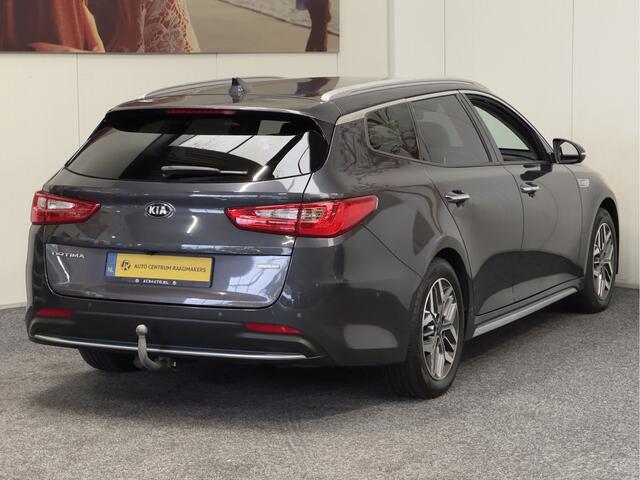 KIA OPTIMA SPORTSWAGON 2.0 GDI PHEV AUTOMAAT NAVIGATIE TREKHAAK ACHTERUITRIJ CAMERA HALF LEDER VERWARMDE STOELEN HARMAN / KARDON SOUND ZEER MOOI !!