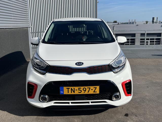 KIA PICANTO 1.0 T-GDI GT-Line 100 PK! Navigatie, Lederen bekleding, 1e eign. Dealeronderhouden, NL-auto, Smart Key, LMV, Parkeersensoren