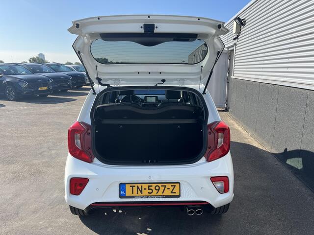 KIA PICANTO 1.0 T-GDI GT-Line 100 PK! Navigatie, Lederen bekleding, 1e eign. Dealeronderhouden, NL-auto, Smart Key, LMV, Parkeersensoren