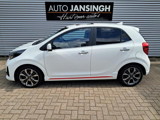 KIA PICANTO 1.0 T-GDi GT-Line 100 pk!! Schuifdak!! Ndl auto!! | Clima | Cruise | LM Velgen | Stuur en stoelverwarming | 1e Eigenaar | Keyless | RIJKLAARPRIJS INCL 12 MAANDEN GARANTIE EN BEURT