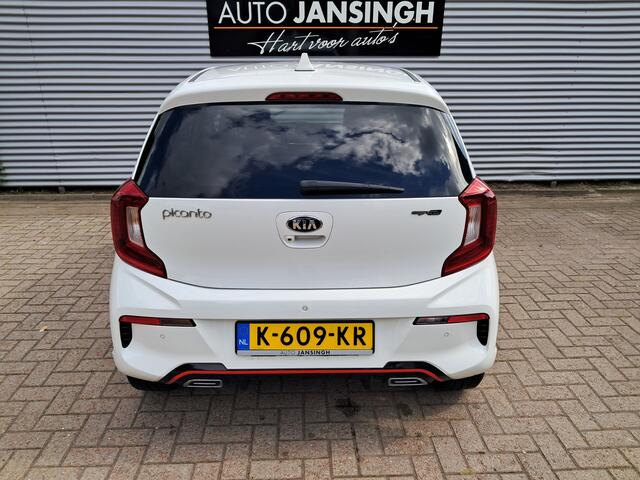 KIA PICANTO 1.0 T-GDi GT-Line 100 pk!! Schuifdak!! Ndl auto!! | Clima | Cruise | LM Velgen | Stuur en stoelverwarming | 1e Eigenaar | Keyless | RIJKLAARPRIJS INCL 12 MAANDEN GARANTIE EN BEURT