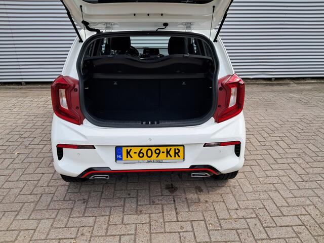 KIA PICANTO 1.0 T-GDi GT-Line 100 pk!! Schuifdak!! Ndl auto!! | Clima | Cruise | LM Velgen | Stuur en stoelverwarming | 1e Eigenaar | Keyless | RIJKLAARPRIJS INCL 12 MAANDEN GARANTIE EN BEURT