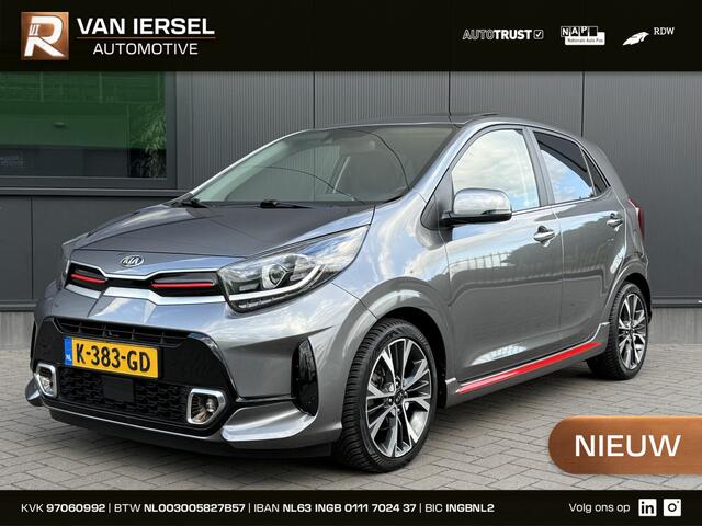 KIA PICANTO 1.0 GT-Line 5-zits 101 PK | Origineel Nederlands | NAP | Dealer onderhouden | GT-line | Panoramadak | Schuifdak | Leder | Stoelverwarming | Navigatie | Cruise control | Climate control | Lichtmetalen velgen | Parkeersensoren | Camera | LED | Fabrieksgaran