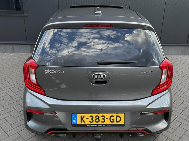 KIA PICANTO 1.0 GT-Line 5-zits 101 PK | Origineel Nederlands | NAP | Dealer onderhouden | GT-line | Panoramadak | Schuifdak | Leder | Stoelverwarming | Navigatie | Cruise control | Climate control | Lichtmetalen velgen | Parkeersensoren | Camera | LED | Fabrieksgaran