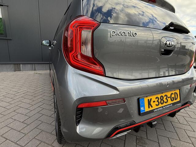 KIA PICANTO 1.0 GT-Line 5-zits 101 PK | Origineel Nederlands | NAP | Dealer onderhouden | GT-line | Panoramadak | Schuifdak | Leder | Stoelverwarming | Navigatie | Cruise control | Climate control | Lichtmetalen velgen | Parkeersensoren | Camera | LED | Fabrieksgaran